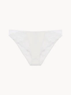 Slip De Couleur Lys Avec Tulle Brodé-Culottes-MIDNIGHT BOTANICA