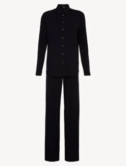 Pyjama De Couleur Onyx-Pyjamas-MIDNIGHT BOTANICA