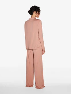 Pyjama De Couleur Blush Clay-Pyjamas-MIDNIGHT BOTANICA -Mode Lingerie Boutique CFIPLM0055740 RAG331 2 94756 26538.1684158377