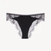 Tanga Couleur Onyx Avec Dentelle-Tanga-SPELL ON YOU