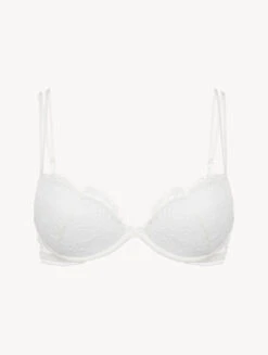 Soutien-gorge Push-up Couleur Blanc Cassé Avec Dentelle-Rembourré-SPELL ON YOU
