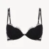 Soutien-gorge Push-up Couleur Onyx Avec Dentelle-Rembourré-SPELL ON YOU