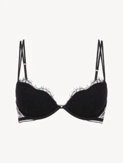 Soutien-gorge Push-up Couleur Onyx Avec Dentelle-Rembourré-SPELL ON YOU