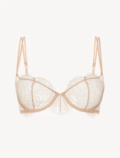 Soutien-gorge Corbeille Beige Clair Avec Dentelle-Avec Armatures-SPELL ON YOU