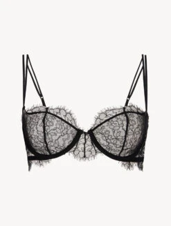 Soutien-gorge Corbeille Couleur Onyx Avec Dentelle-Avec Armatures-SPELL ON YOU