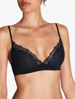 Brassière De Couleur Onyx Avec Tulle Brodé-Rembourré-MIDNIGHT BOTANICA -Mode Lingerie Boutique CFIPLM005707 MUW210 5 60881 78290.1684158386