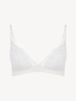 Brassière De Couleur Lys Avec Tulle Brodé-Rembourré-MIDNIGHT BOTANICA