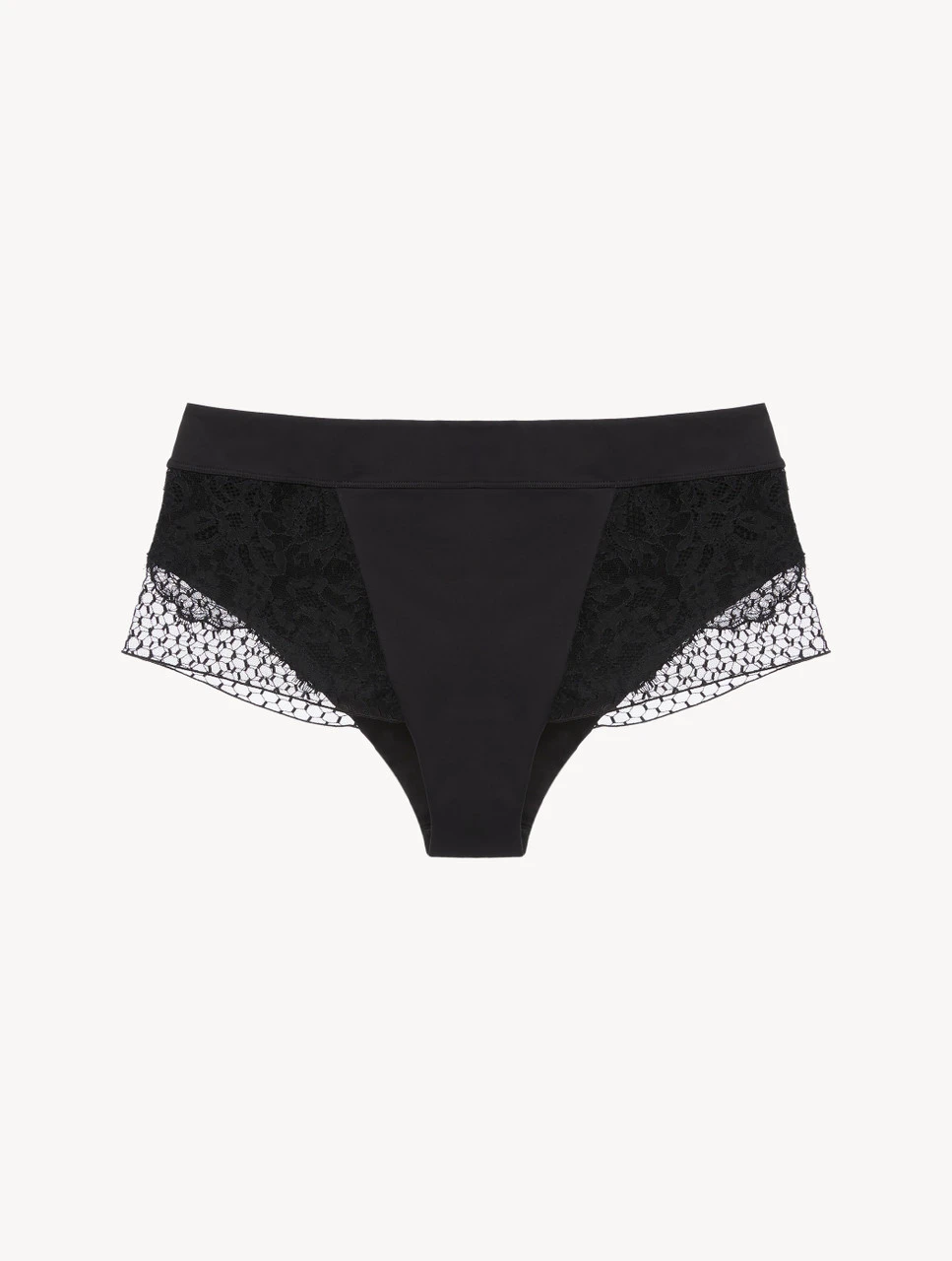 Slip Taille Haute Avec Dentelle Leavers-Culotte Taille Haute-HONEYCOMB SHADOWS 1 Slip Taille Haute Avec Dentelle Leavers-Culotte Taille Haute-HONEYCOMB SHADOWS