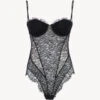 Body Couleur Onyx En Dentelle-Bodys & Bustiers-SPELL ON YOU