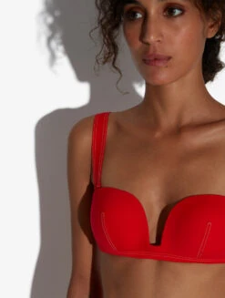 Soutien-gorge De Bain Bandeau Rouge-Bikinis-WHEN SUMMER COMES -Mode Lingerie Boutique CFIPLM0059110 RSF214 4 31004 92971 27236.1682516584