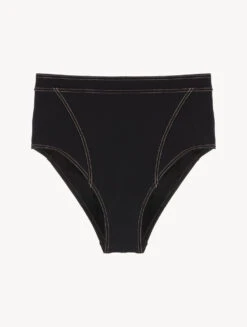 Mode Lingerie Boutique 27 Bas De Maillot De Bain Taille Haute Noir-Bikinis-WHEN SUMMER COMES