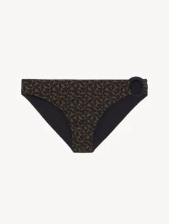 Mode Lingerie Boutique 29 Bas De Maillot De Bain Vert Foncé Et Noir-Bikinis-SUMMER WINDS