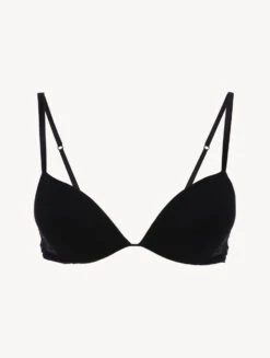 Soutien-gorge Push-up De Couleur Onyx Avec Tulle Brodé-Rembourré-MIDNIGHT BOTANICA