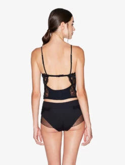 Bustier Avec Dentelle Leavers-Bodys & Bustiers-HONEYCOMB SHADOWS -Mode Lingerie Boutique CFIPLM005995 NRB010 2 03456 40766.1657913884