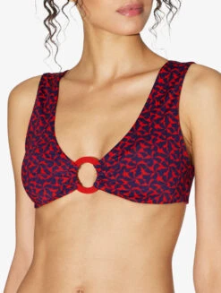 Bralette De Bain Rouge Et Bleu-Bikinis-SUMMER WINDS -Mode Lingerie Boutique CFIPLM0060460 RSW190 5 83667.1654854403