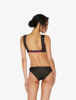 Bralette De Bain Vert Foncé Et Noir-Bikinis-SUMMER WINDS -Mode Lingerie Boutique CFIPLM0060460 VRW170 2 64736 68001.1652863814