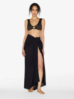 Bralette De Bain Vert Foncé Et Noir-Bikinis-SUMMER WINDS -Mode Lingerie Boutique CFIPLM0060460 VRW170 3 61593 96657.1652863814