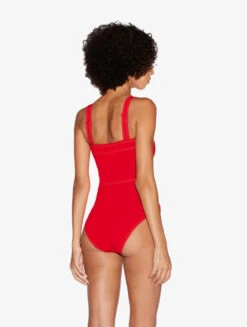 Maillot De Bain Une Pièce Rouge-Maillots De Bain-WHEN SUMMER COMES -Mode Lingerie Boutique CFIPLM0060490 RSF214 2 34484 87442.1682516610