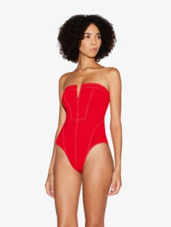 Maillot De Bain Une Pièce Rouge-Maillots De Bain-WHEN SUMMER COMES -Mode Lingerie Boutique CFIPLM0060490 RSF214 3 51430 00996.1682516610
