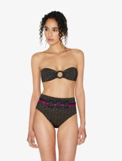 Soutien-gorge De Bain Bandeau Vert Foncé Et Noir-Bikinis-SUMMER WINDS -Mode Lingerie Boutique CFIPLM0061220 VRW170 3 18257 14216.1652863819