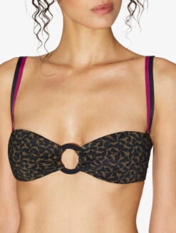 Soutien-gorge De Bain Bandeau Vert Foncé Et Noir-Bikinis-SUMMER WINDS -Mode Lingerie Boutique CFIPLM0061220 VRW170 5 15492 84559.1652863819