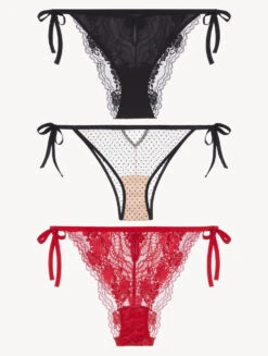 Trio De Slips-Tanga-TRIO OF BRIEFS