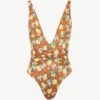 Maillot De Bain Imprimé Orange-Maillots De Bain-AMALFI TWIST